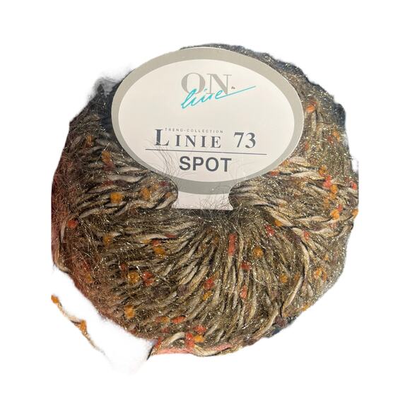 3 Skeins ONLine Linie 73 Spot Yarn | 007 Brown with Gold - Picture 10 of 10